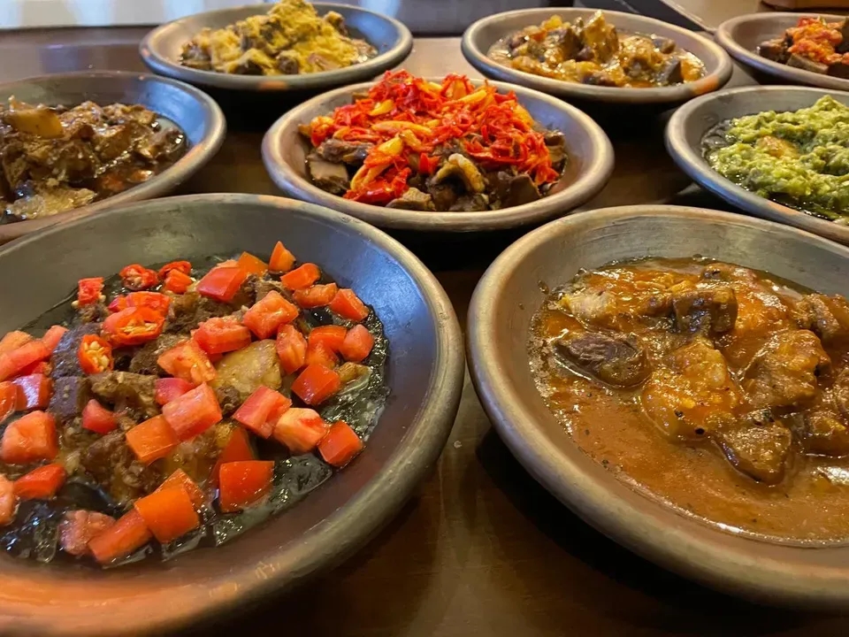 Restaurant dish at Palais Dago Hotel